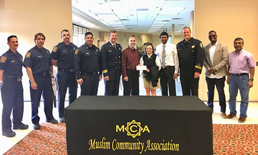 Muslim Community Association Makes Donation to Northern California Fire Victims