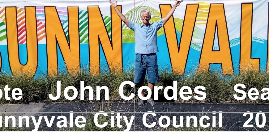 Sunnyvale City Council Seat #3 Candidate: John Cordes