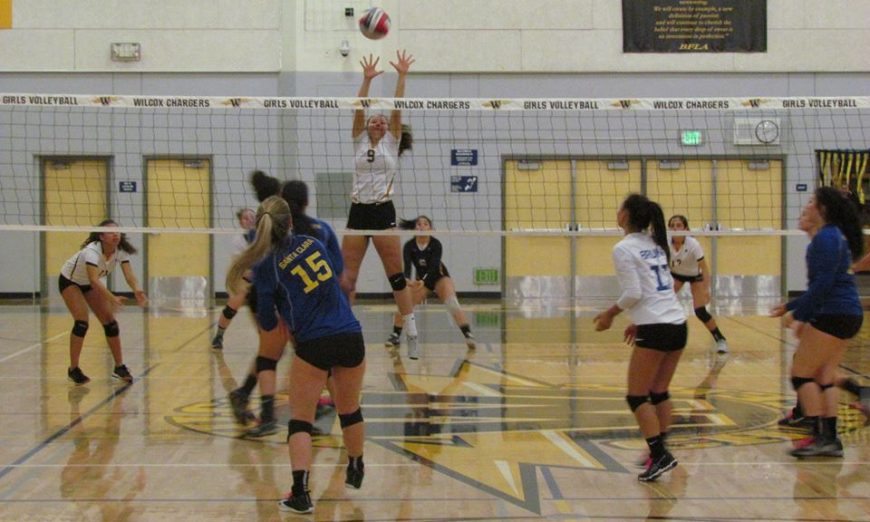 Santa Clara Bruins and Wilcox Chargers Volleyball