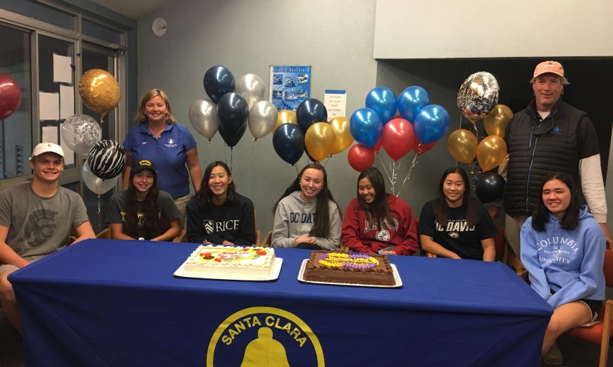 Santa Clara Swim Club Swimmers will swim in college