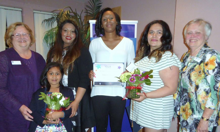 Melissa Ramanan, Danielle Walker, Rita Reyes, Soroptimists, Live Your Dream