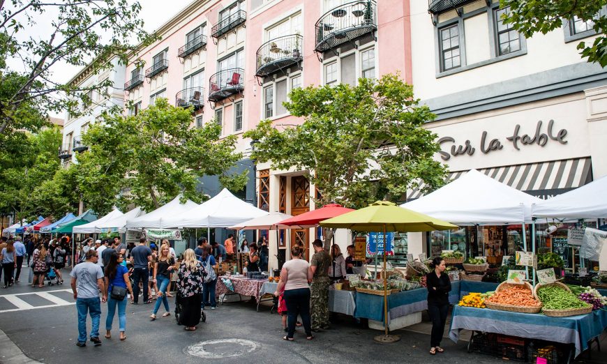 Santana Row is going to welcome Barry’s Bootcamp to their center soon. They also have a weekly Farmers Market