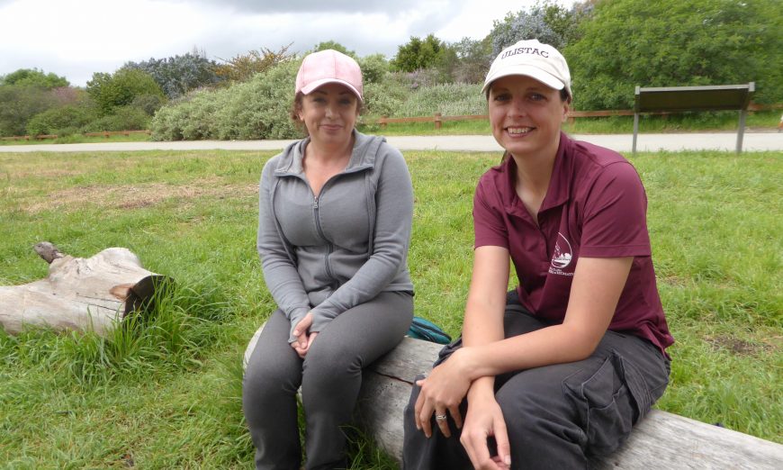 Karen Campbell started out as a volunteer at Santa Clara's Ulistac Natural Area, but it is now her passion and her job to take care of it.