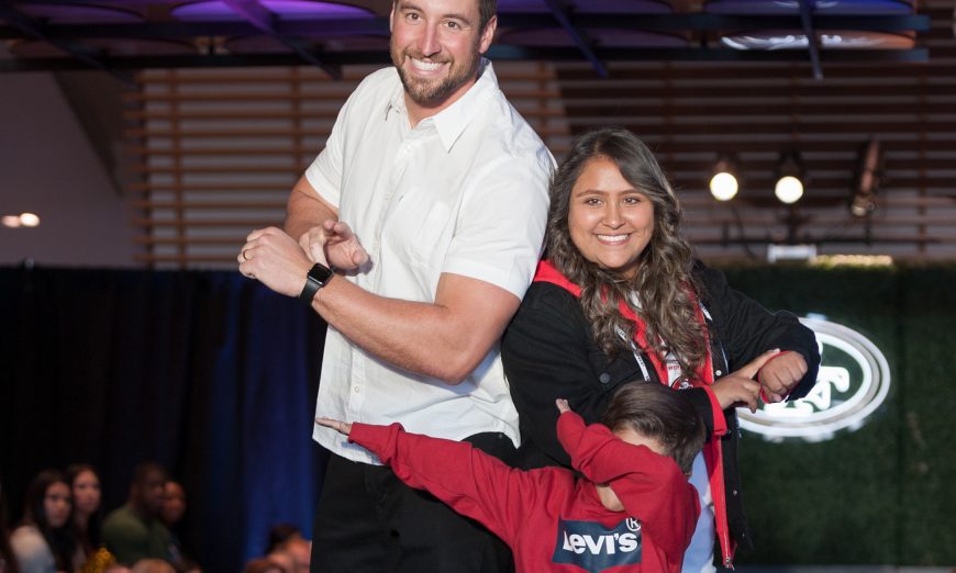 The San Francisco 49ers celebrated Cancer Warriors during their Crucial Catch Fashion Show at Levi's Stadium in Santa Clara.