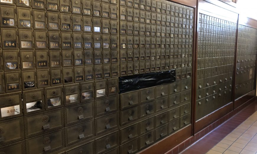 There is a federal investigation underway as there was a break-in at the Franklin Square Post Office. PO boxes were broken into.