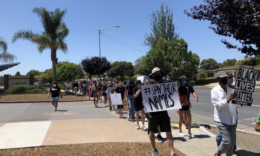 Wilcox High School and their Black Student Union held a Black Lives Matter March. Organizer Melanie Gichane wanted to do something for the movement.