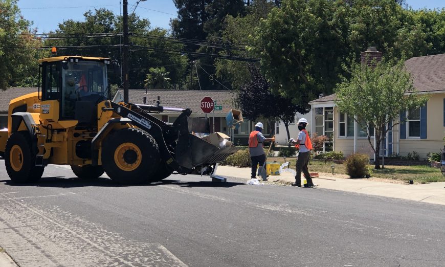 In Santa Clara, the City Cleanup may have put city workers in danger of getting COVID-19 and also exposed them to bad air quality.