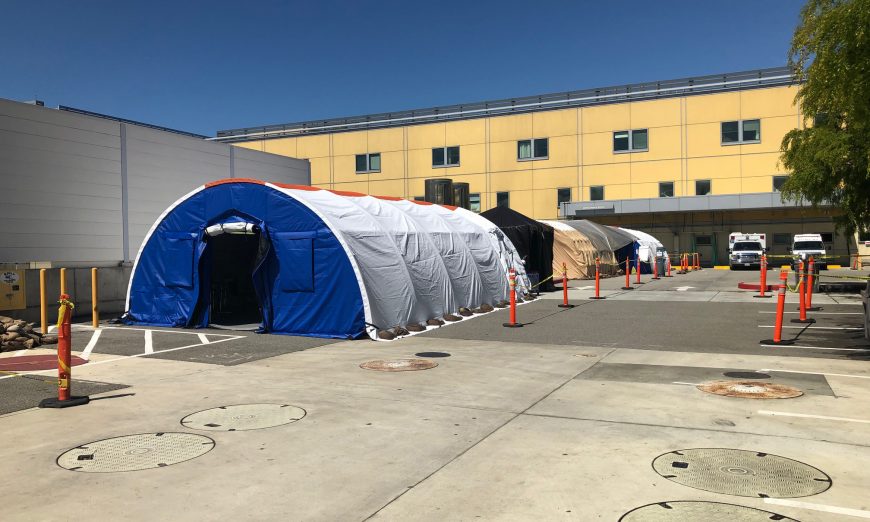 Santa Clara County warns about upcoming hospital surge and introduces new restrictions. COVID-19 cases and hospitalizations hit new records.