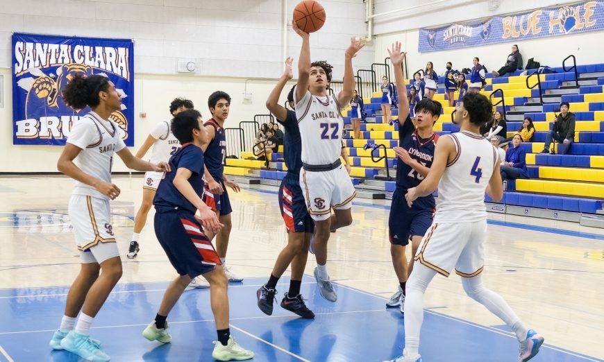 The Santa Clara Bruins tried to stay with Lynbrook, but pregame missteps helped lead to an out of sorts game for the young, rebuilding team.