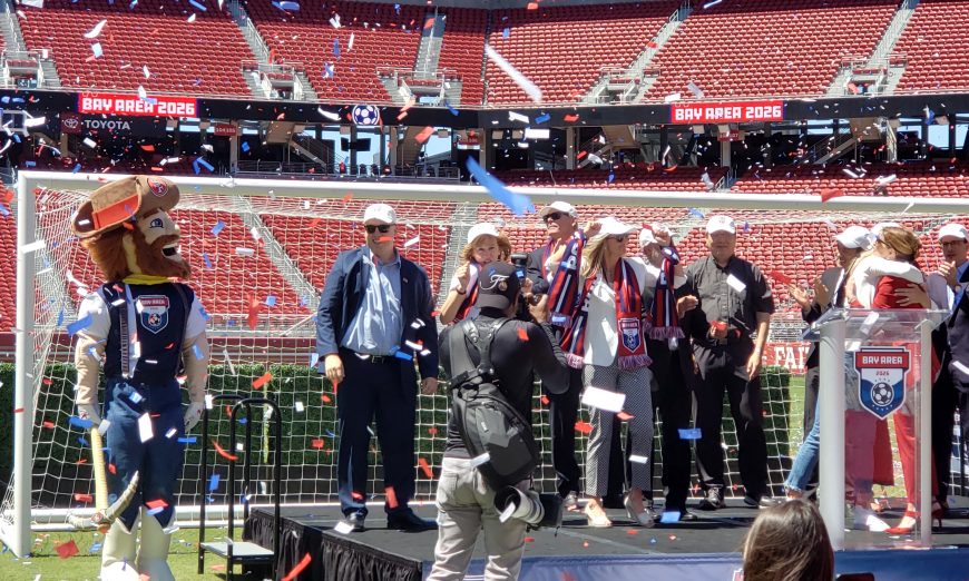 FIFA announced that Santa Clara will host six World Cup games in 2026. Five will be group stage games, one in the round of 32.
