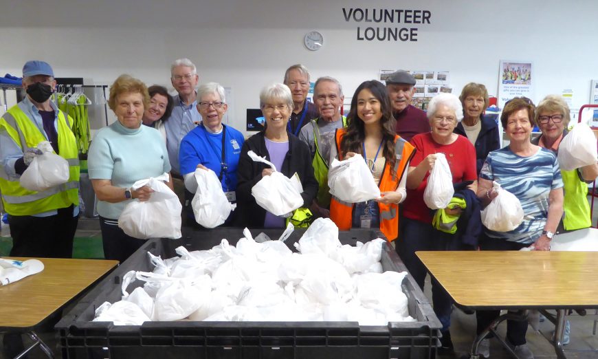 Won't you be my neighbor, Beachcombers? How a day volunteering at Sunnyvale Community Services gives a group of friends a common purpose.