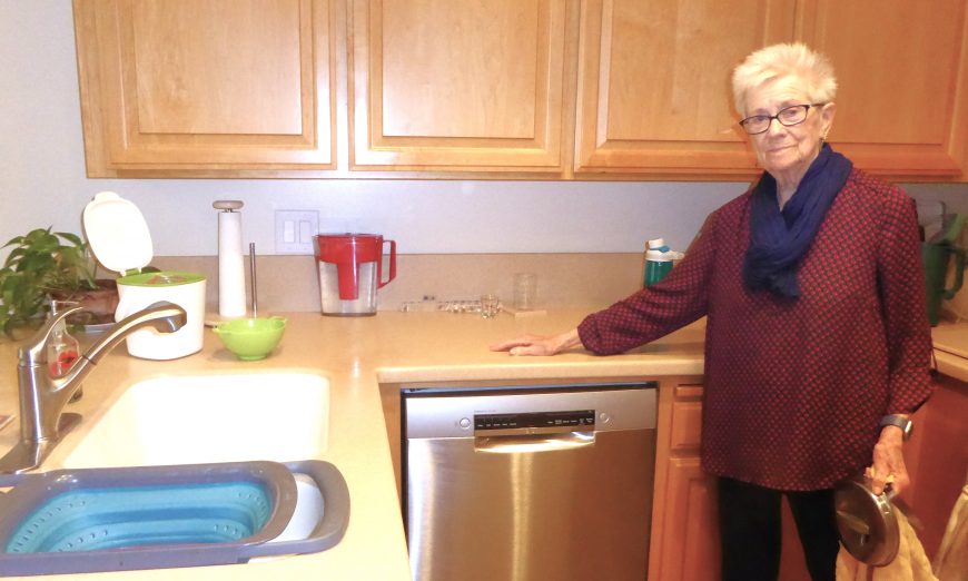 Sunnyvale resident Judi Pogue talks about how a simple kitchen leak turned into a repair scam that cost her several thousands of dollars.