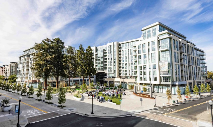 The developer in charge of the redevelopment of Downtown Sunnyvale says both the retail and residential side have reached 75% leased status.