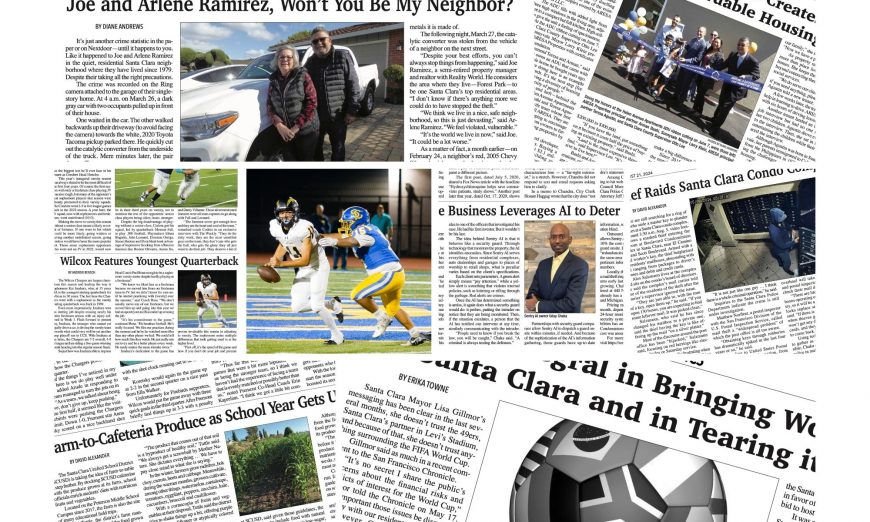 The Santa Clara Weekly won ten awards at CNPA's 2024 California Journalism Awards including top honors in health reporting and editorial.