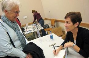 Author Bo Caldwell Gives Book Talk at Library