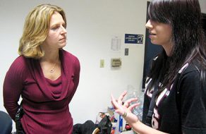 Detectives Speak to Girls about Cyberbullying