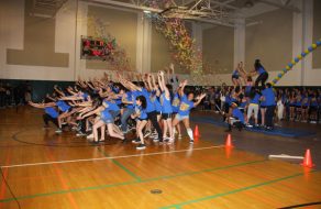 Student Teams Compete in the Black & Blue Olympics