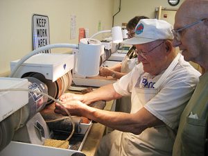 Lapidaries Leave No Stone Unturned at Senior Center