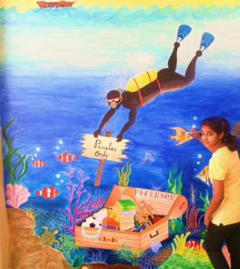 Santa Clara Student Paints Mural at her Former Middle School