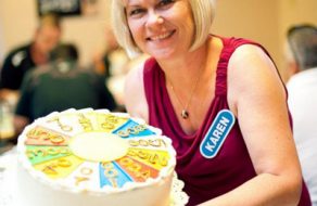 Vanna White Look-alike Shares Wheel of Fortune Winnings with Hands of Hope