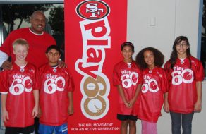 Several Santa Clara Children Honored as 49ers Play 60 Ambassadors