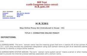 Stopping Online Piracy or Online Privacy?