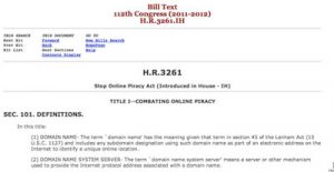 Stopping Online Piracy or Online Privacy?