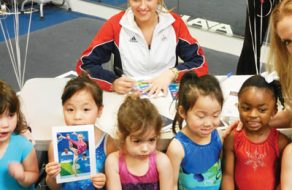 Olympian Visits Airborne