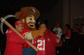 Sea of Red and Gold Flocks to Convention Center for 49ers’ 7