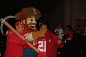 Sea of Red and Gold Flocks to Convention Center for 49ers’ 7