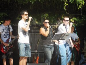 Boy Scout band The 357’s @ the Central Park Pavilion