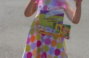 Giving back to their community as a back to school gesture