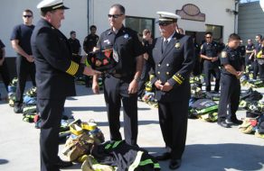 Men and Women in Blue All Fired Up for Santa Clara