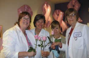 Kaiser Permanente Gives Pink Roses to Women Who Have Mammograms
