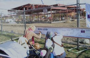 Steel Beam at Northside Branch Library Goes Up in History with More Than 500 Signatures