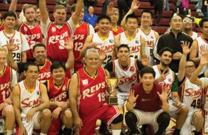 Revs Battle Sems in Annual Basketball Challenge
