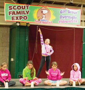 Scouts Camp at Great America