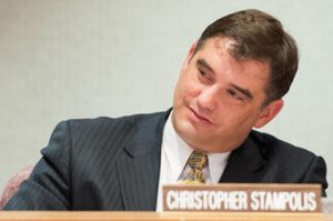 Stampolis Accused of Harassing Student