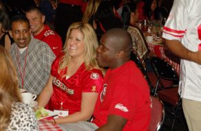 49ers Players Give Up Playbooks and Gridiron Gear for Aprons and Fun Times