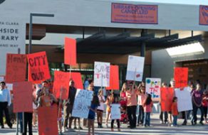 Santa Clara Parents and Children Rally for Northside Library