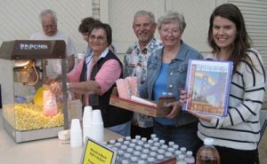 Movie night at Harris-Lass Museum House barn