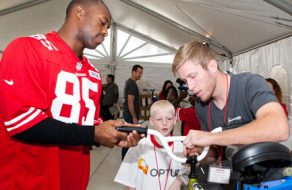 49ers Help Build Bicycles for Youth