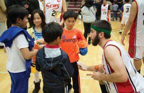Seminarians Tie Series with Revs at Annual Basketball Game
