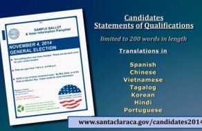 MAYOR AND COUNCIL CANDIDATE BALLOT STATEMENTS POSTED ONLINE