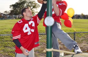 49ers and Optum Complete Outdoor Fitness Center at Don Callejon School