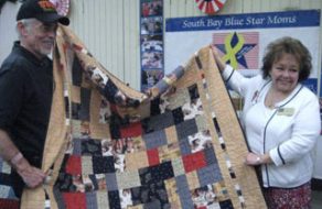 Blue Star Moms Award 28 Quilts of Valor