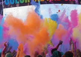 Colorful Run Benefits Pace
