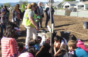 Sutter Tree Planting Inspires Students and Renews Campus