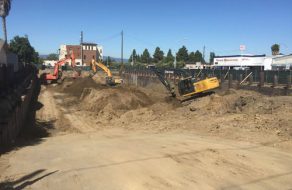 Madison Place Construction Underway El Camino Real Facing Changes