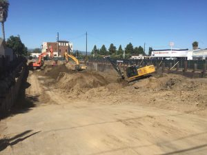 Madison Place Construction Underway El Camino Real Facing Changes
